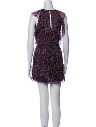 Iro Printed Mini Dress