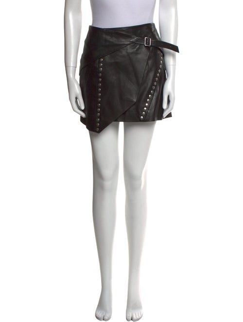 Iro Leather Mini Skirt