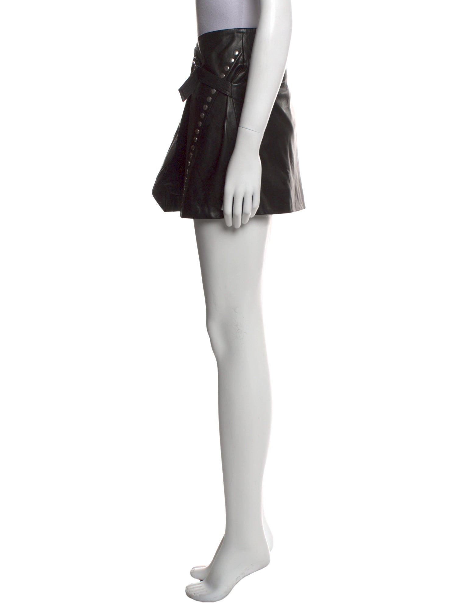 Iro Leather Mini Skirt