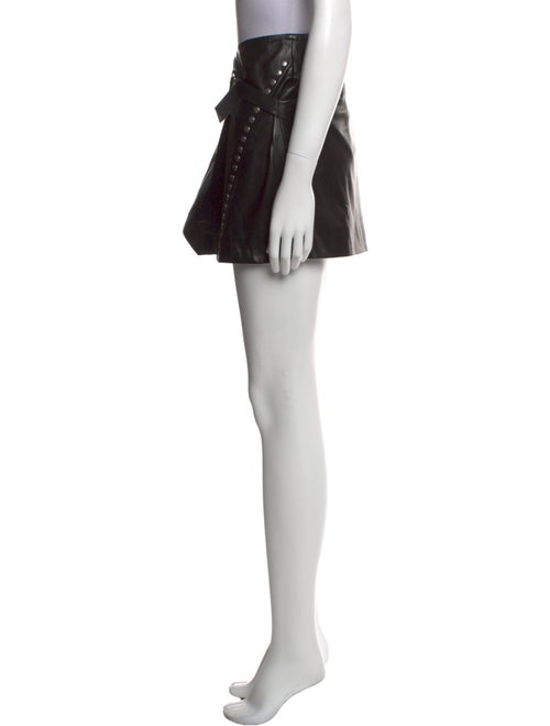 Iro Leather Mini Skirt
