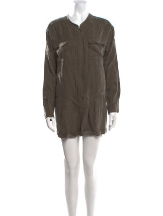 Iro Silk V-Neck Romper