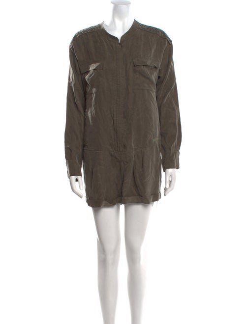 Iro Silk V-Neck Romper