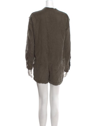 Iro Silk V-Neck Romper