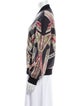 Iro Silk Printed Bomber Jacket