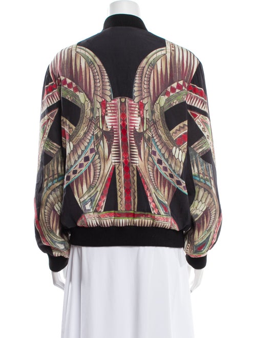 Iro Silk Printed Bomber Jacket