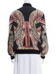 Iro Silk Printed Bomber Jacket