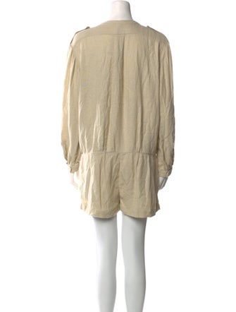 Iro Silk Crew Neck Romper