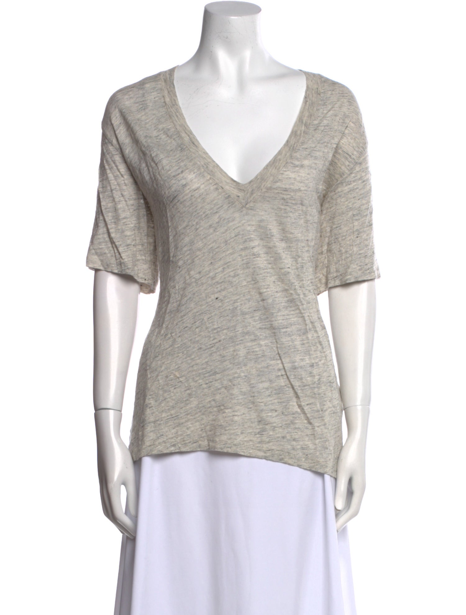 Iro Linen V-Neck T-Shirt
