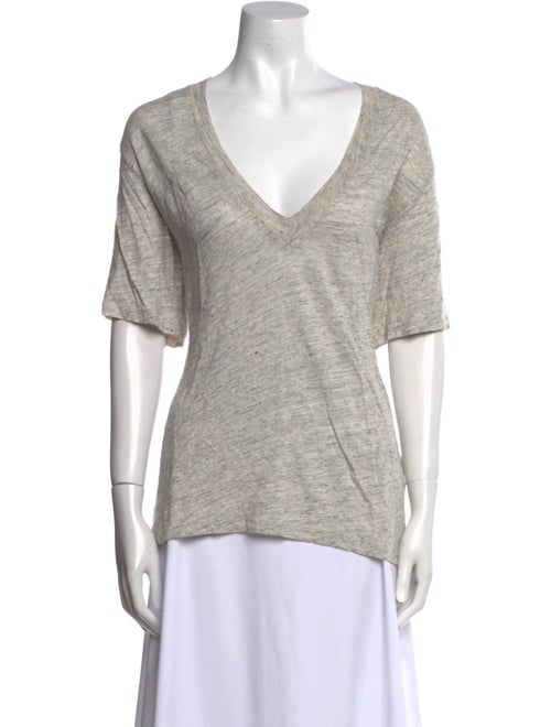 Iro Linen V-Neck T-Shirt