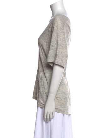 Iro Linen V-Neck T-Shirt