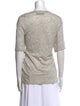 Iro Linen V-Neck T-Shirt