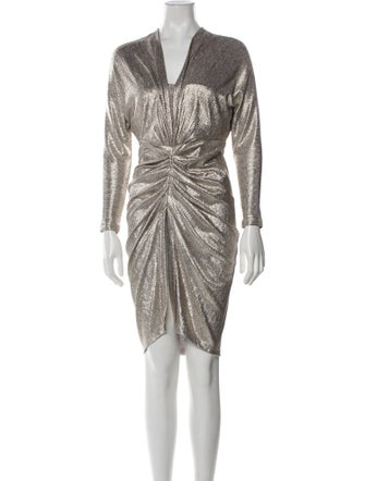 Iro V-Neck Knee-Length Dress