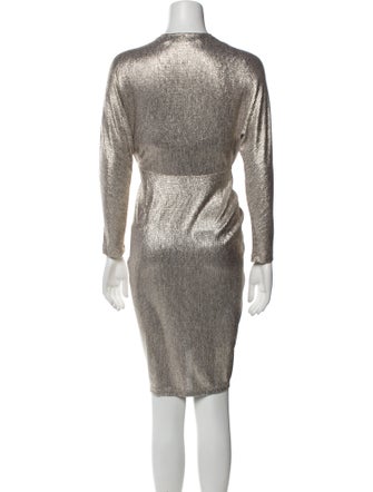 Iro V-Neck Knee-Length Dress