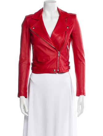 Iro Lamb Leather Biker Jacket