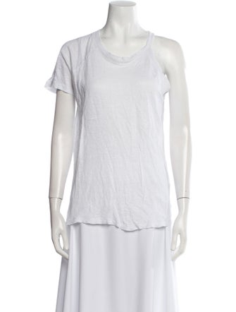 Iro Linen Scoop Neck T-Shirt