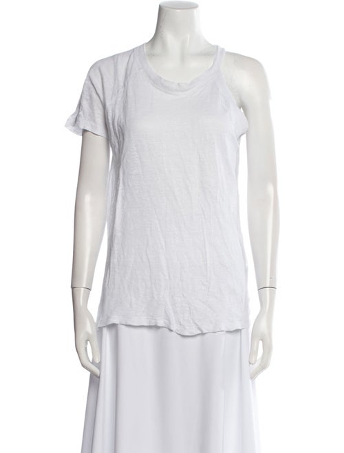 Iro Linen Scoop Neck T-Shirt