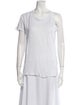 Iro Linen Scoop Neck T-Shirt
