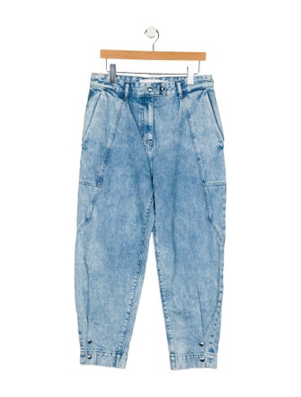 Iro High-Rise Straight Leg Jeans