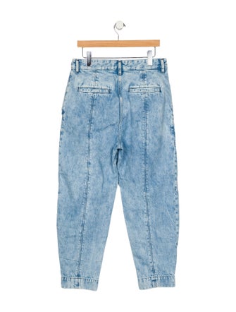 Iro High-Rise Straight Leg Jeans