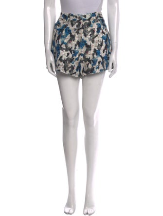 Iro Printed Mini Shorts