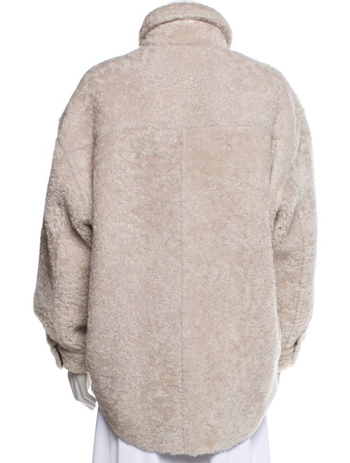 Iro Leather Fur Coat