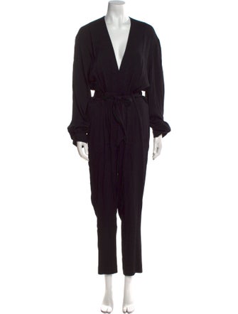 Iro Plunge Neckline Jumpsuit