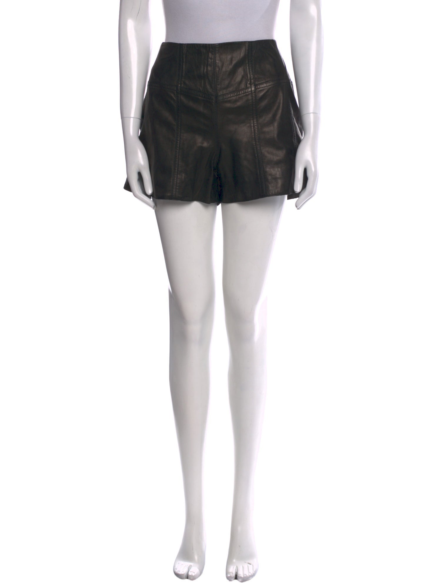 Iro Lamb Leather Mini Shorts w/ Tags