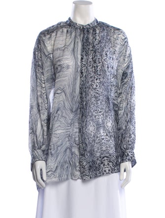 Iro Silk Printed Blouse