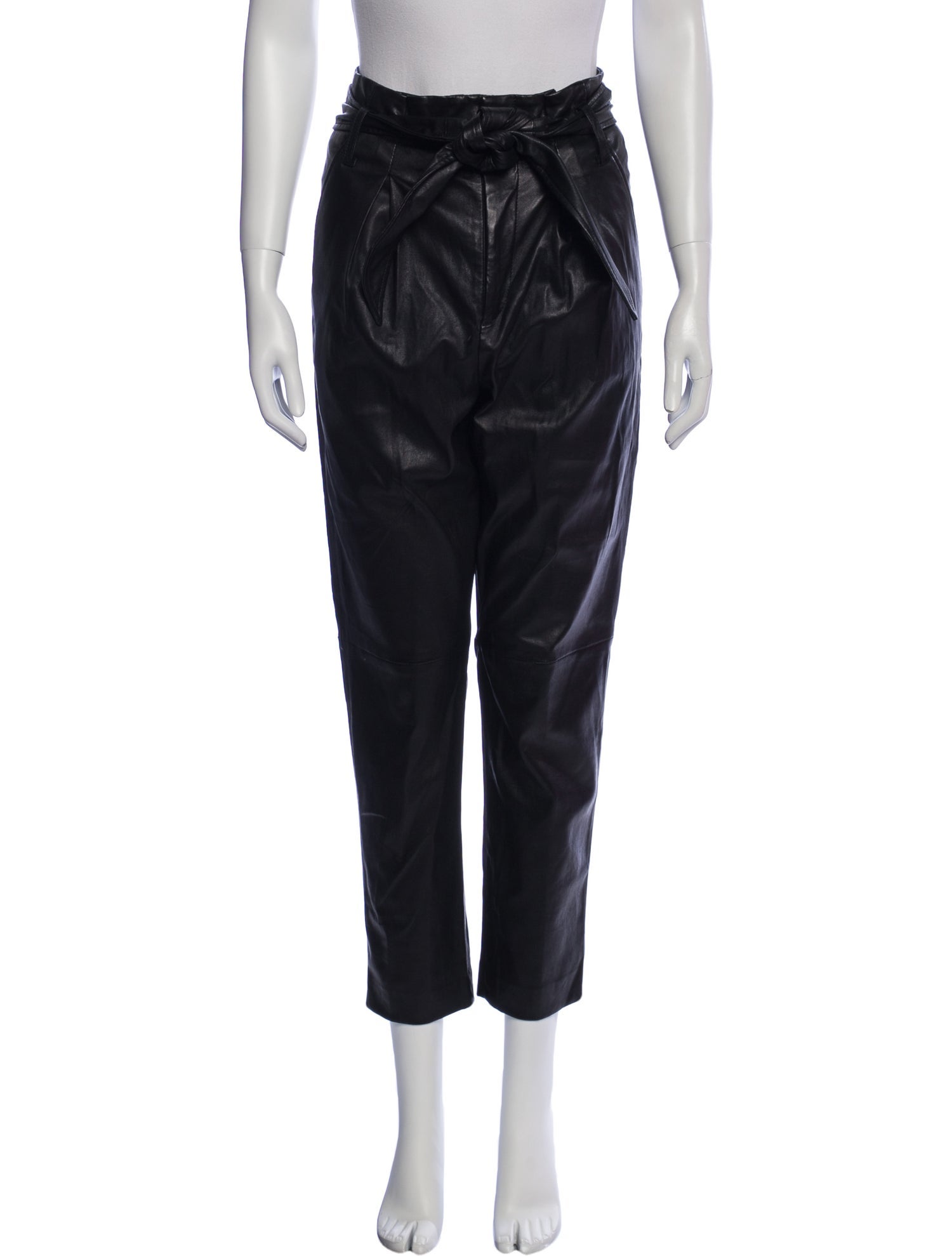 Iro Lamb Leather Straight Leg Pants