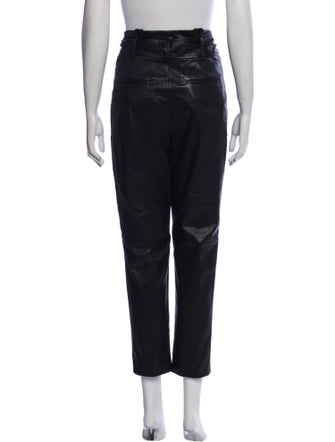Iro Lamb Leather Straight Leg Pants