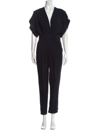 Iro Plunge Neckline Jumpsuit