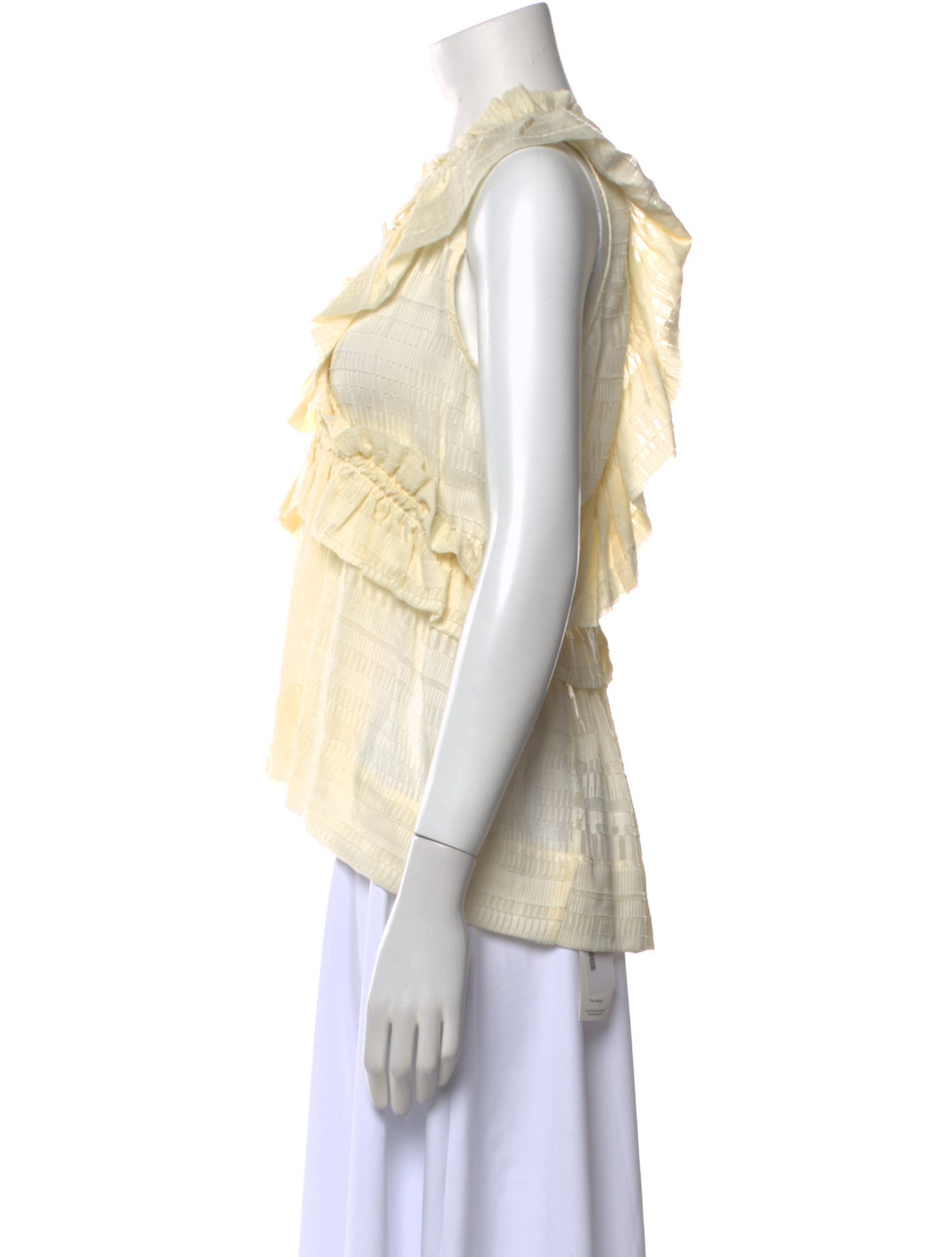 Iro Silk V-Neck Crop Top