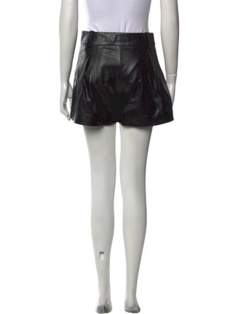 Iro Lamb Leather Mini Shorts