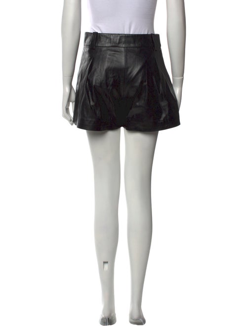 Iro Lamb Leather Mini Shorts