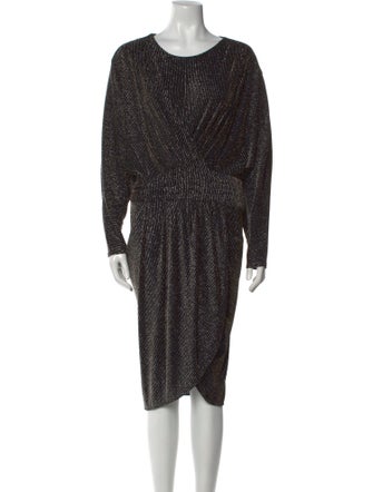 Iro Crew Neck Midi Length Dress