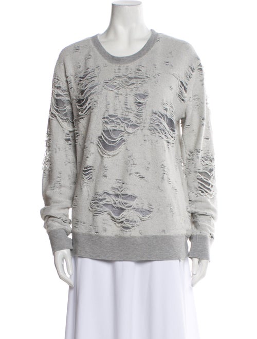 Iro Printed Crew Neck Sweater