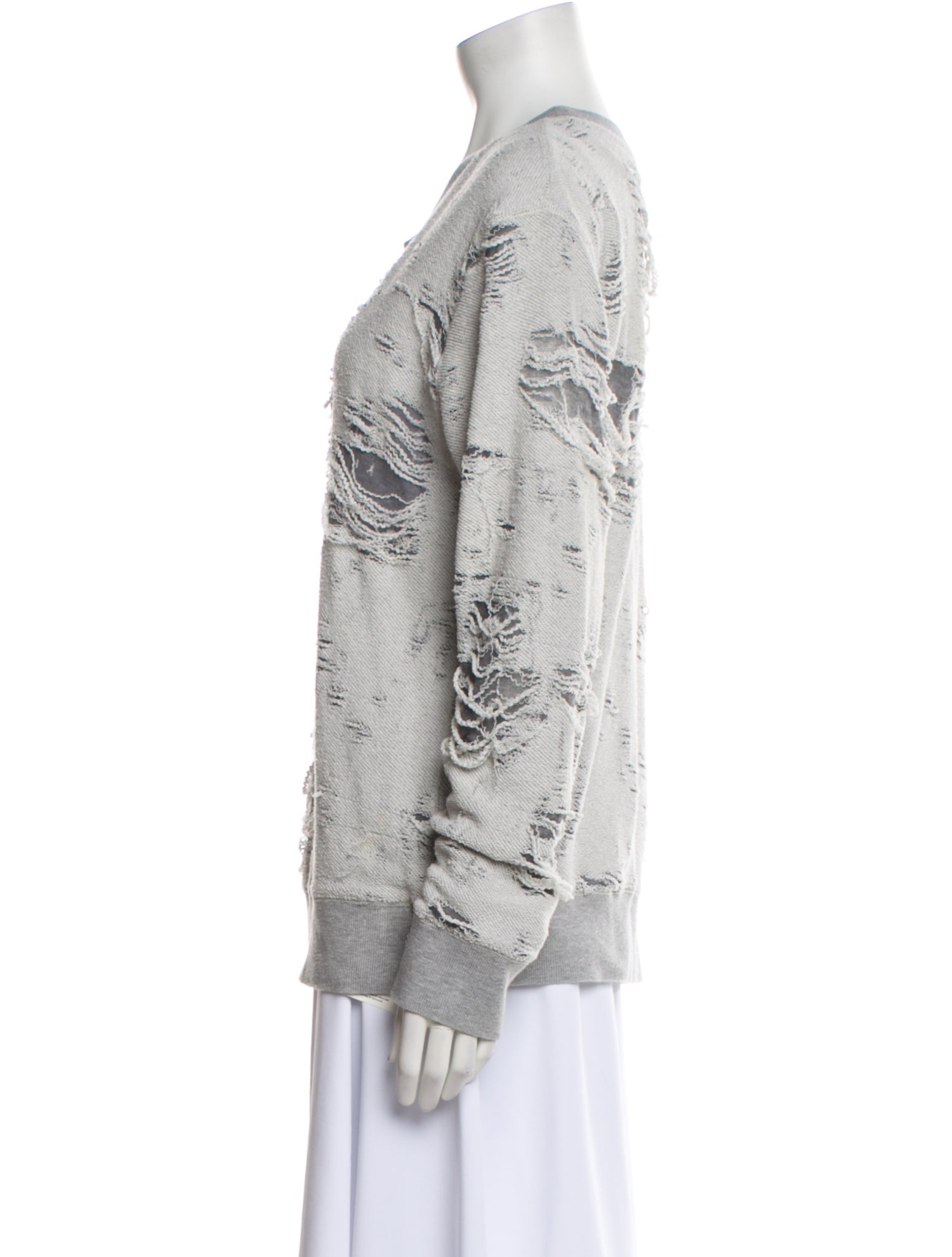 Iro Printed Crew Neck Sweater