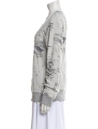 Iro Printed Crew Neck Sweater