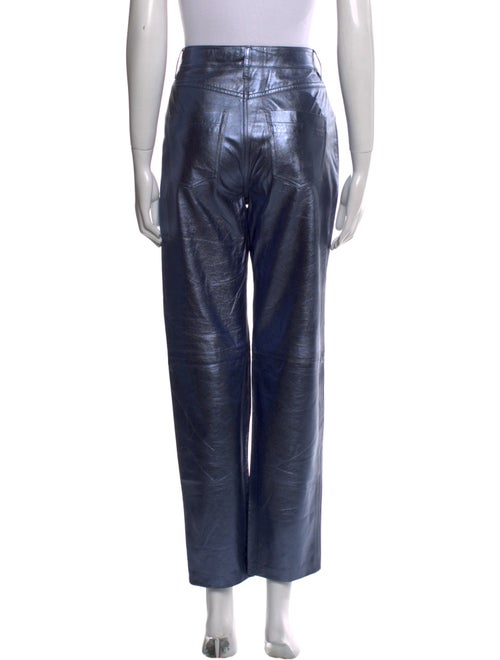 Iro Lamb Leather Straight Leg Pants