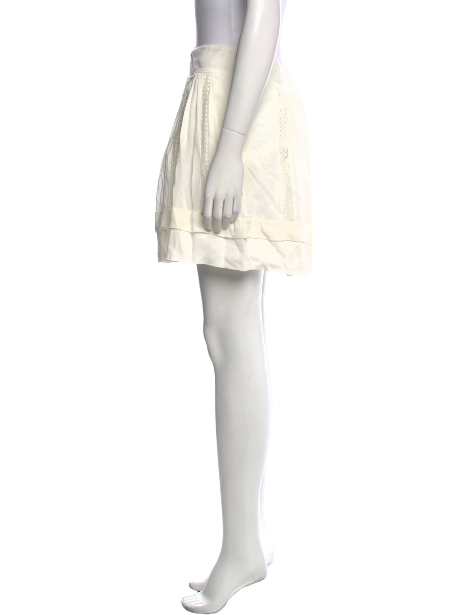 Iro Ruffle Embellishment Mini Skirt