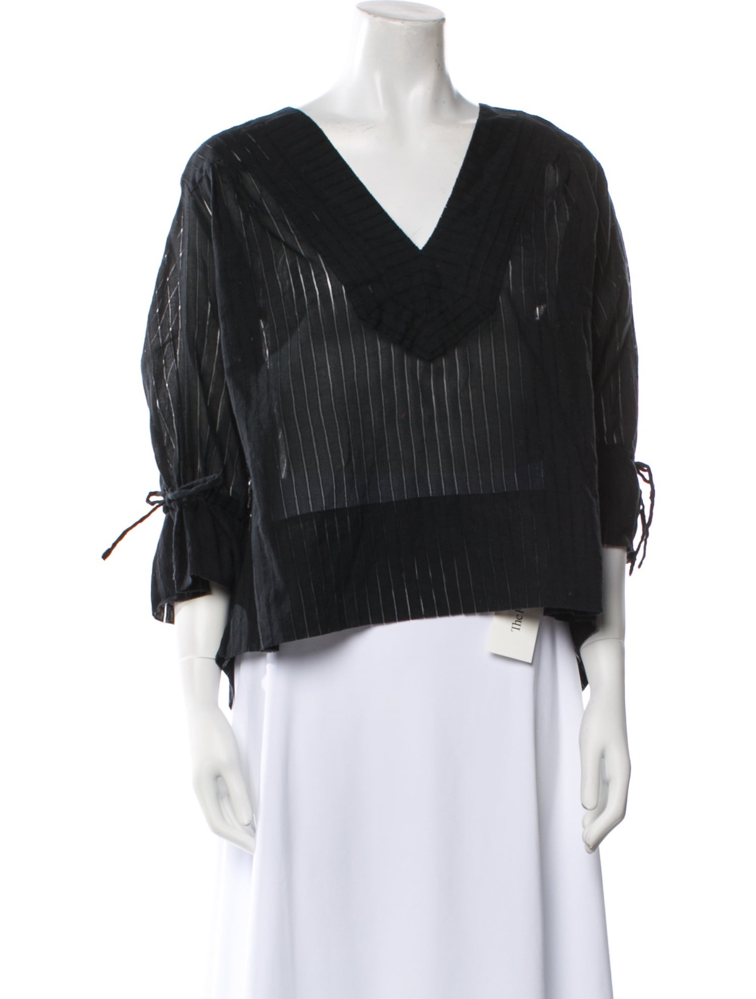 Iro V-Neck Three-Quarter Sleeve Blouse