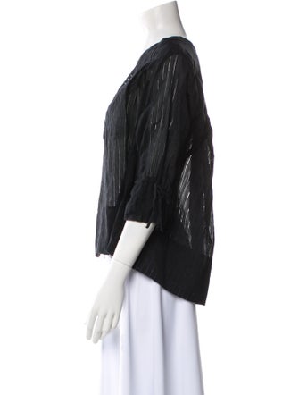 Iro V-Neck Three-Quarter Sleeve Blouse