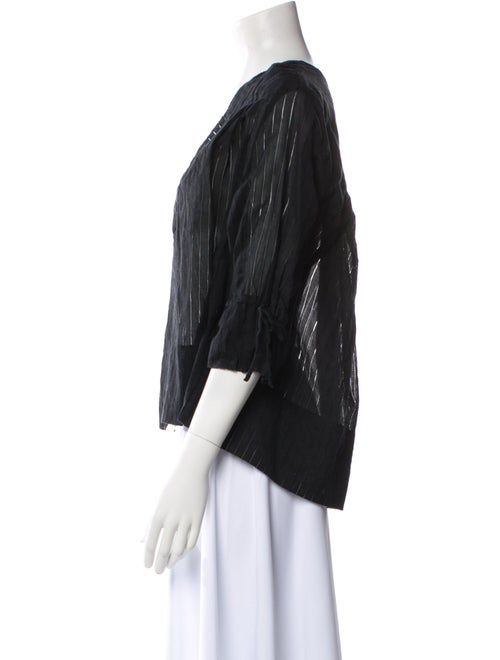 Iro V-Neck Three-Quarter Sleeve Blouse