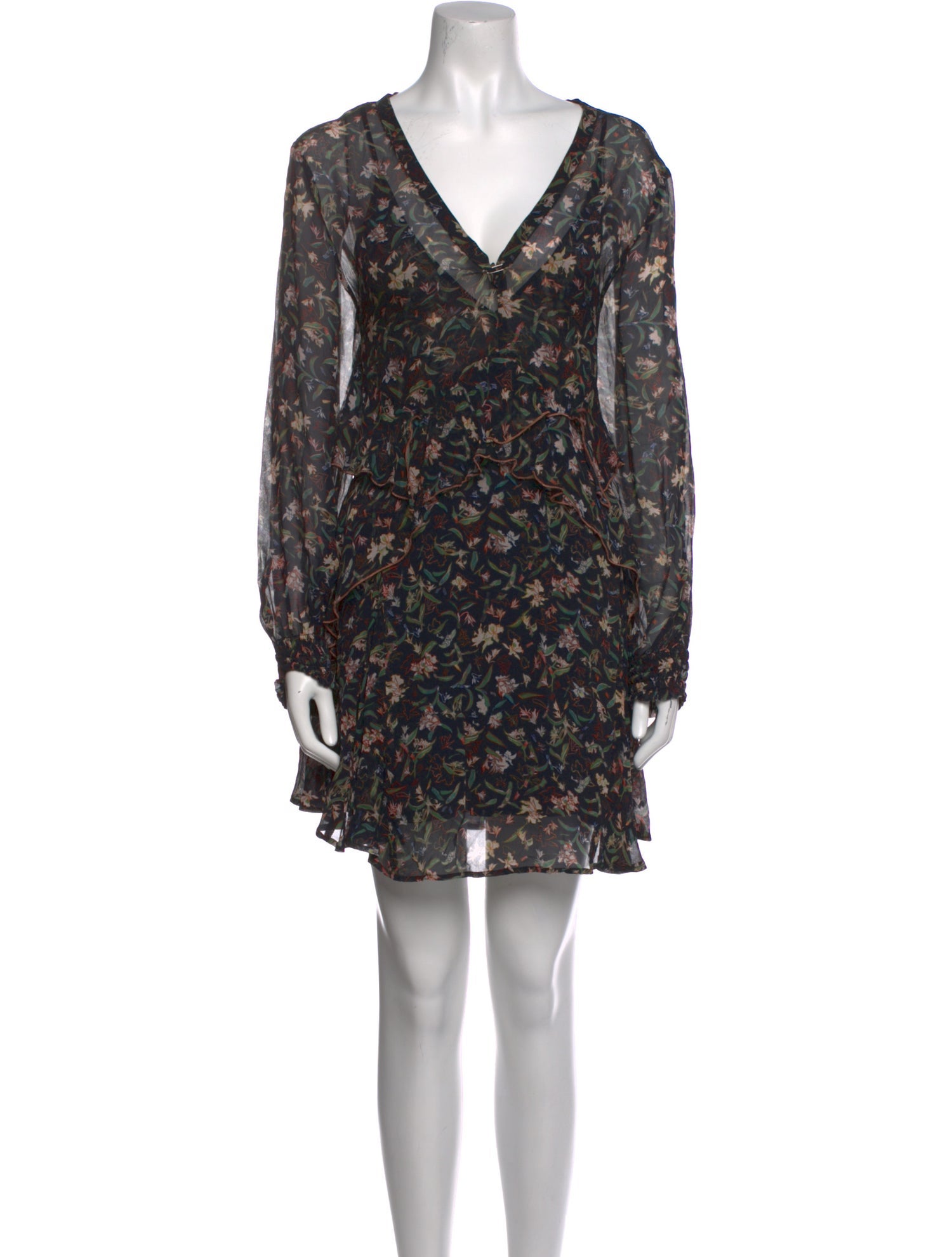 Iro Floral Print Mini Dress