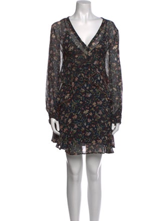 Iro Floral Print Mini Dress