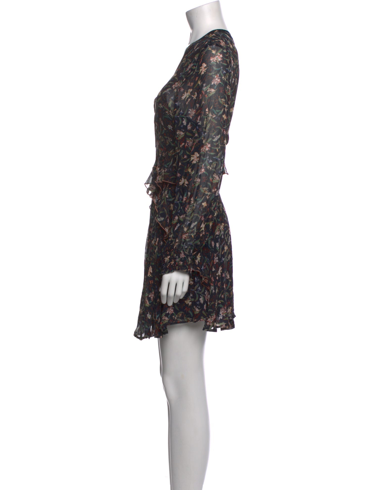 Iro Floral Print Mini Dress