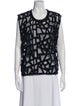 Iro Lace Pattern Scoop Neck Top