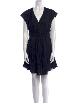 Iro V-Neck Mini Dress