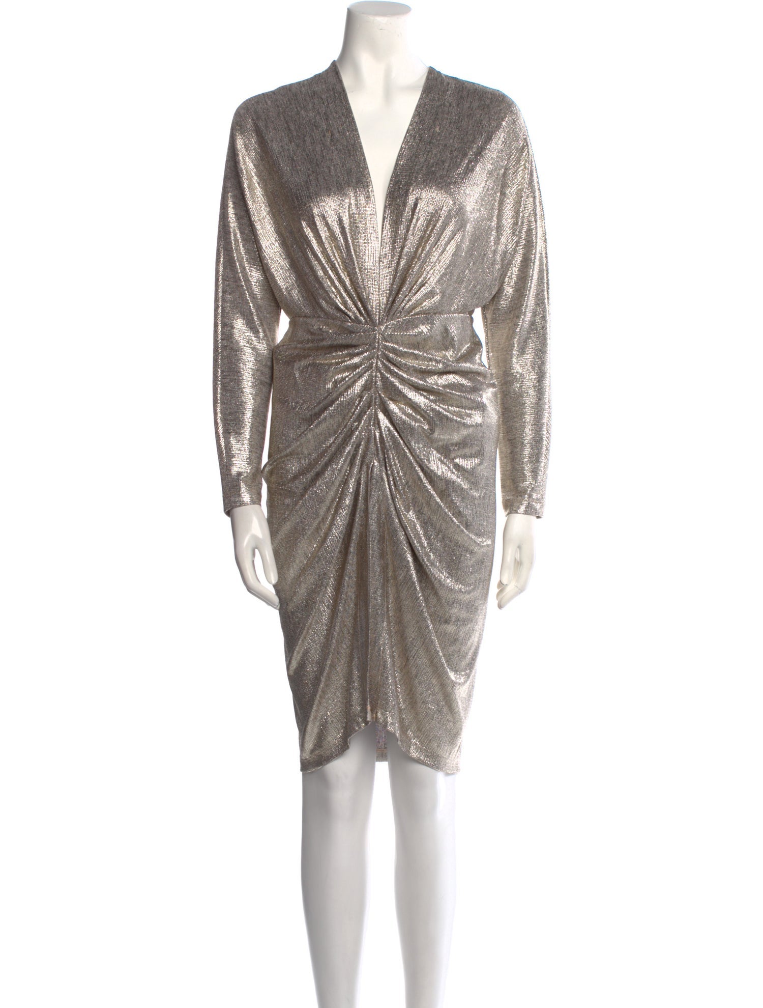 Iro V-Neck Knee-Length Dress