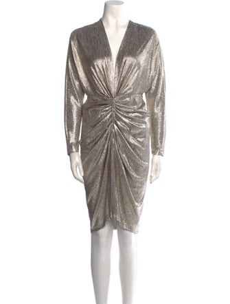 Iro V-Neck Knee-Length Dress